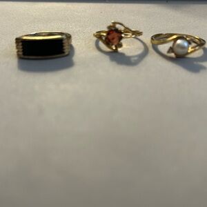 3 Elegant Gold Fashion Rings